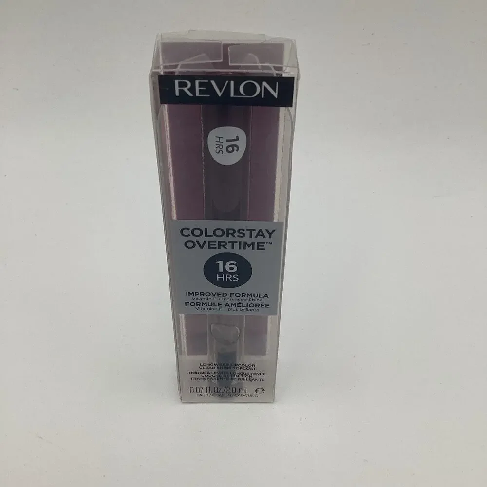 NEW Revlon ColorStay Overtime 16HR‎ Liquid Lip Color-500 Limitless Black Cherry